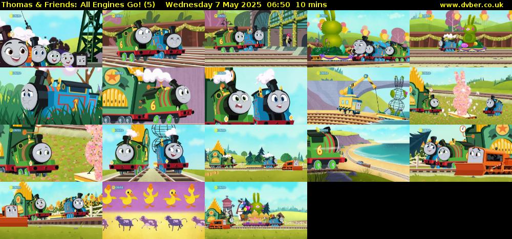 Thomas & Friends: All Engines Go! (5) Wednesday 7 May 2025 06:50 - 07:00