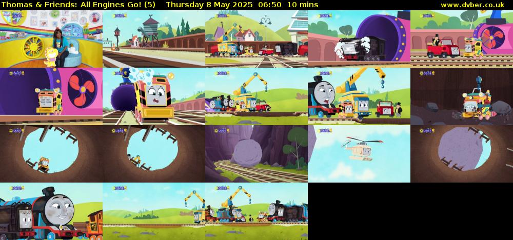 Thomas & Friends: All Engines Go! (5) Thursday 8 May 2025 06:50 - 07:00