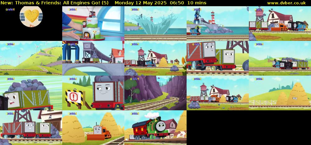 Thomas & Friends: All Engines Go! (5) Monday 12 May 2025 06:50 - 07:00