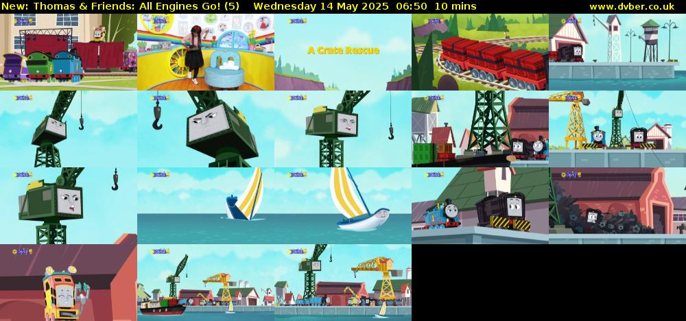 Thomas & Friends: All Engines Go! (5) Wednesday 14 May 2025 06:50 - 07:00