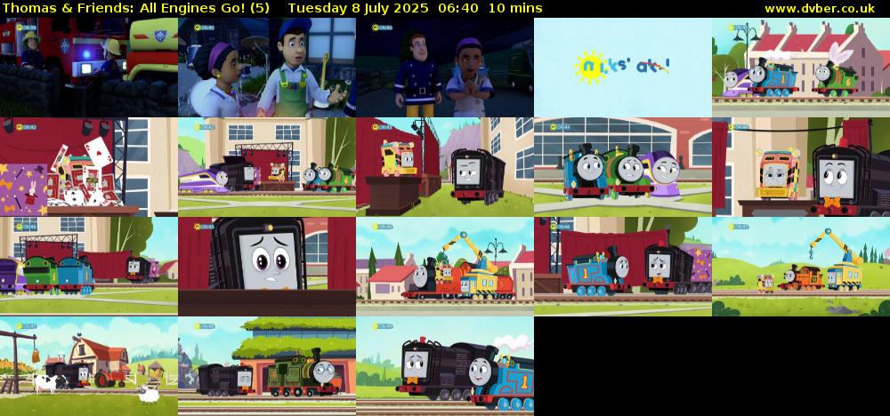 Thomas & Friends: All Engines Go! (5) Tuesday 8 July 2025 06:40 - 06:50