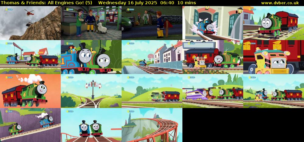 Thomas & Friends: All Engines Go! (5) Wednesday 16 July 2025 06:40 - 06:50