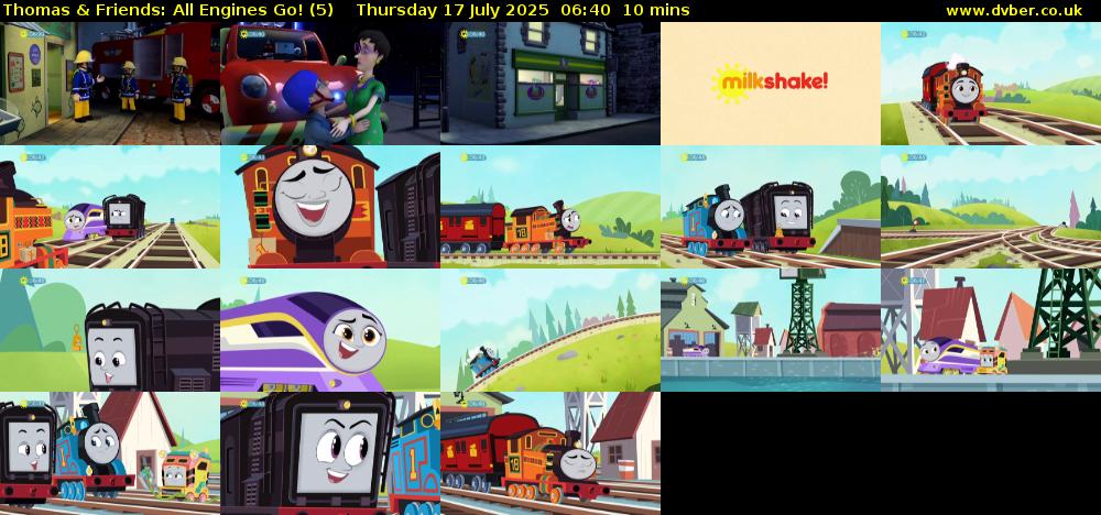 Thomas & Friends: All Engines Go! (5) Thursday 17 July 2025 06:40 - 06:50