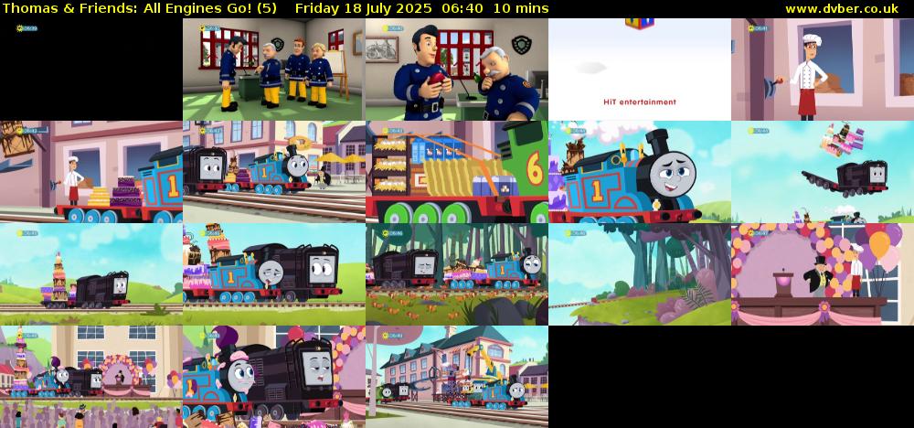 Thomas & Friends: All Engines Go! (5) Friday 18 July 2025 06:40 - 06:50
