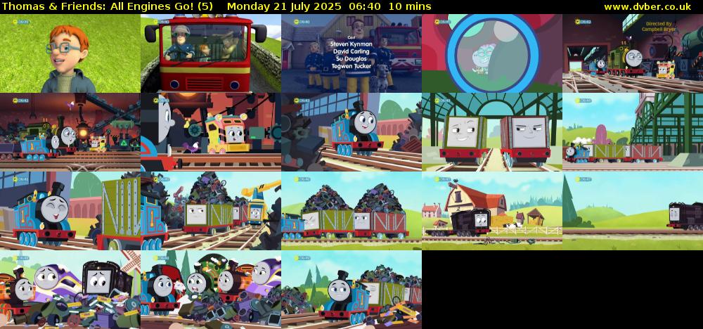 Thomas & Friends: All Engines Go! (5) Monday 21 July 2025 06:40 - 06:50