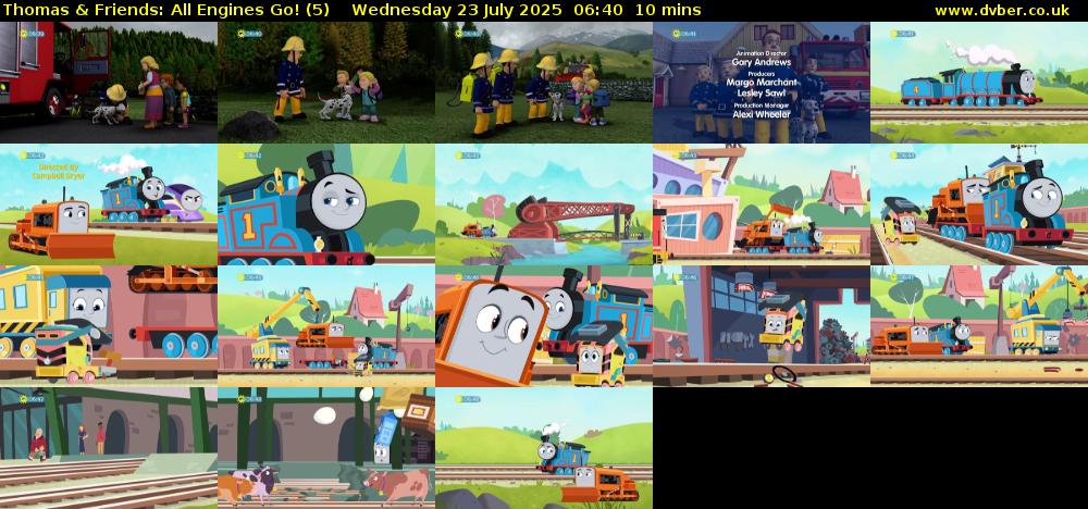 Thomas & Friends: All Engines Go! (5) Wednesday 23 July 2025 06:40 - 06:50