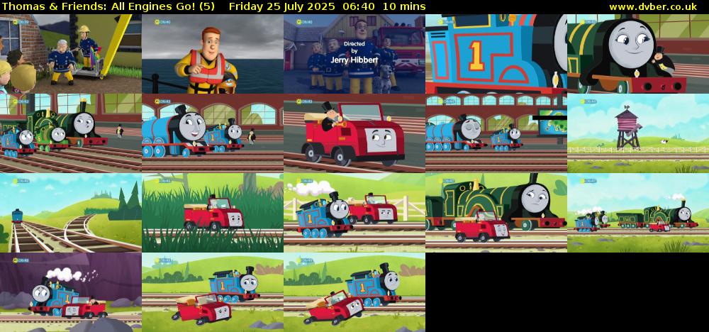 Thomas & Friends: All Engines Go! (5) Friday 25 July 2025 06:40 - 06:50