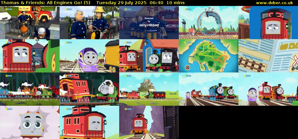 Thomas & Friends: All Engines Go! (5) Tuesday 29 July 2025 06:40 - 06:50