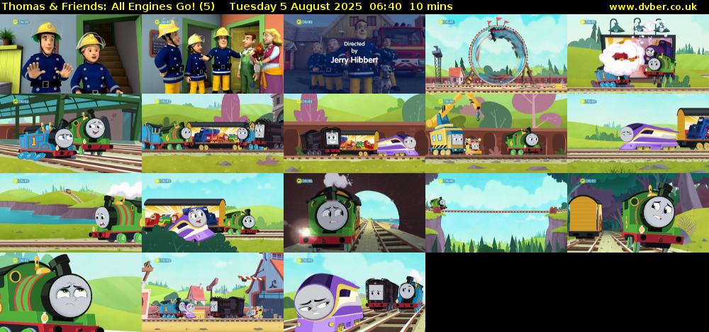 Thomas & Friends: All Engines Go! (5) Tuesday 5 August 2025 06:40 - 06:50