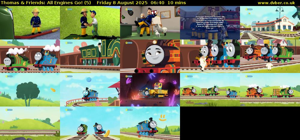 Thomas & Friends: All Engines Go! (5) Friday 8 August 2025 06:40 - 06:50
