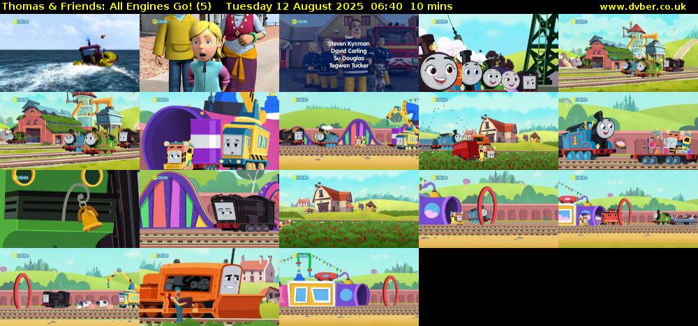 Thomas & Friends: All Engines Go! (5) Tuesday 12 August 2025 06:40 - 06:50