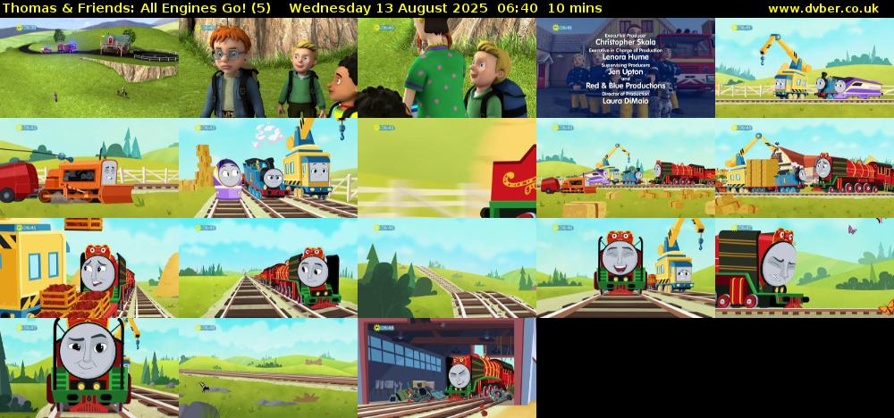 Thomas & Friends: All Engines Go! (5) Wednesday 13 August 2025 06:40 - 06:50