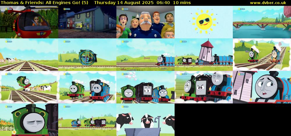 Thomas & Friends: All Engines Go! (5) Thursday 14 August 2025 06:40 - 06:50