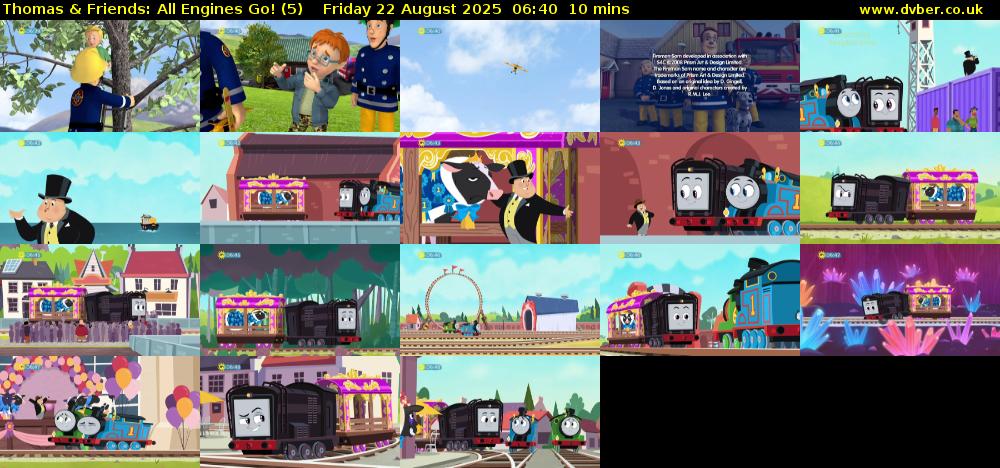 Thomas & Friends: All Engines Go! (5) Friday 22 August 2025 06:40 - 06:50