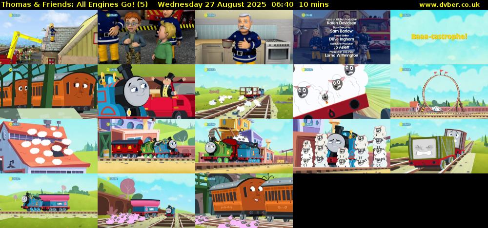 Thomas & Friends: All Engines Go! (5) Wednesday 27 August 2025 06:40 - 06:50