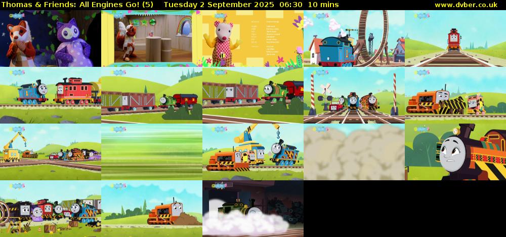 Thomas & Friends: All Engines Go! (5) Tuesday 2 September 2025 06:30 - 06:40