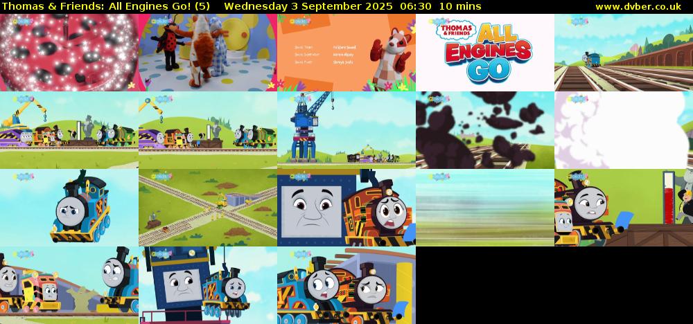 Thomas & Friends: All Engines Go! (5) Wednesday 3 September 2025 06:30 - 06:40