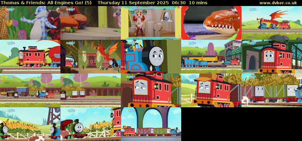 Thomas & Friends: All Engines Go! (5) Thursday 11 September 2025 06:30 - 06:40