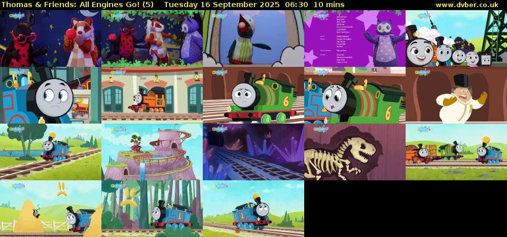 Thomas & Friends: All Engines Go! (5) Tuesday 16 September 2025 06:30 - 06:40