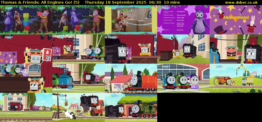 Thomas & Friends: All Engines Go! (5) Thursday 18 September 2025 06:30 - 06:40