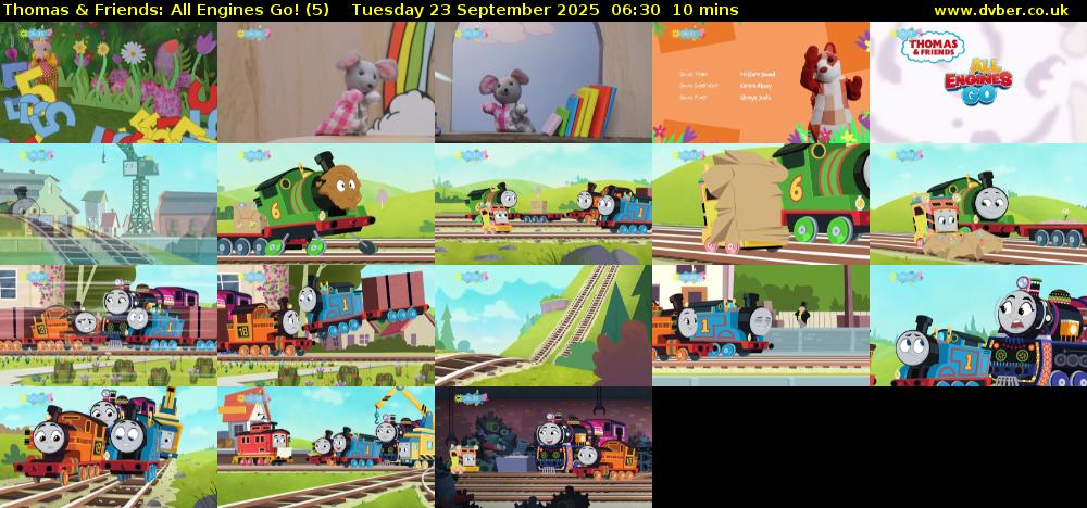 Thomas & Friends: All Engines Go! (5) Tuesday 23 September 2025 06:30 - 06:40