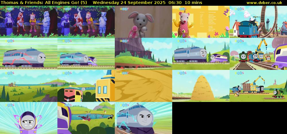 Thomas & Friends: All Engines Go! (5) Wednesday 24 September 2025 06:30 - 06:40