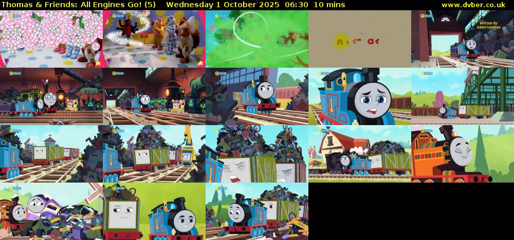 Thomas & Friends: All Engines Go! (5) Wednesday 1 October 2025 06:30 - 06:40