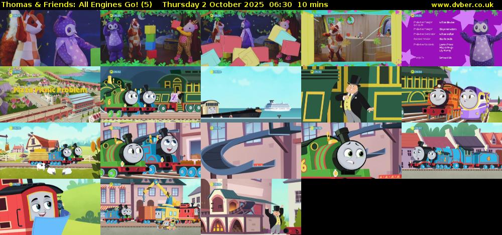 Thomas & Friends: All Engines Go! (5) Thursday 2 October 2025 06:30 - 06:40
