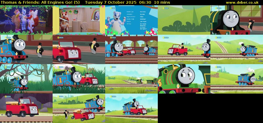 Thomas & Friends: All Engines Go! (5) Tuesday 7 October 2025 06:30 - 06:40