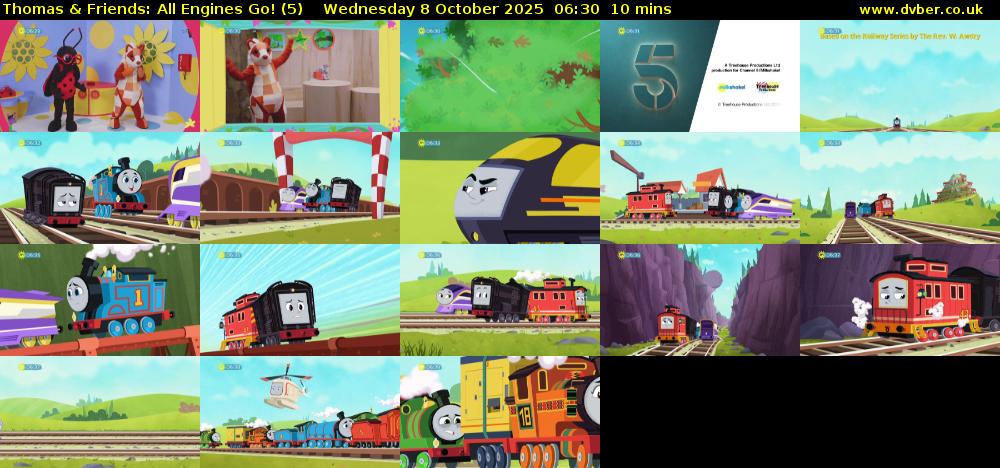 Thomas & Friends: All Engines Go! (5) Wednesday 8 October 2025 06:30 - 06:40