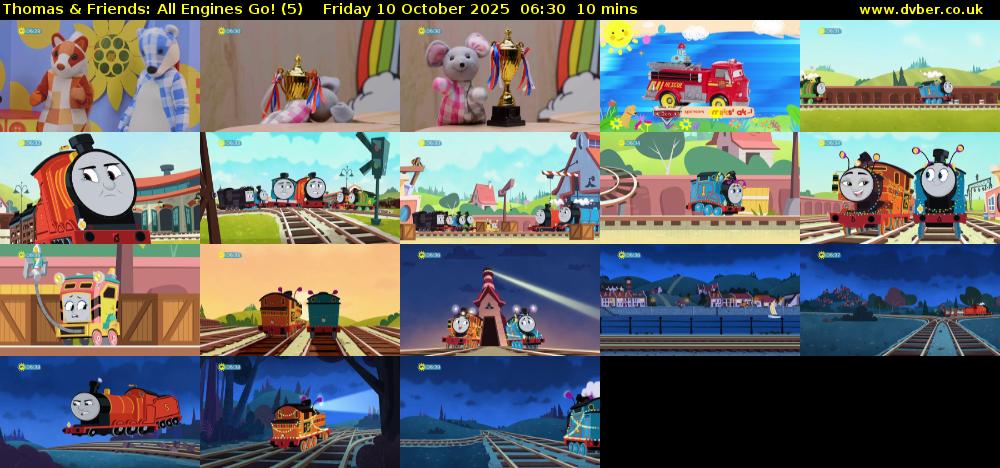 Thomas & Friends: All Engines Go! (5) Friday 10 October 2025 06:30 - 06:40