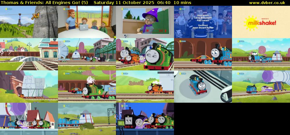 Thomas & Friends: All Engines Go! (5) Saturday 11 October 2025 06:40 - 06:50