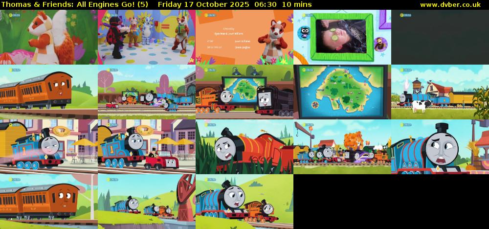 Thomas & Friends: All Engines Go! (5) Friday 17 October 2025 06:30 - 06:40
