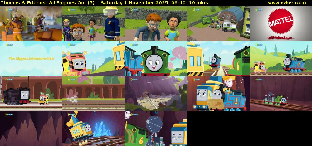 Thomas & Friends: All Engines Go! (5) Saturday 1 November 2025 06:40 - 06:50