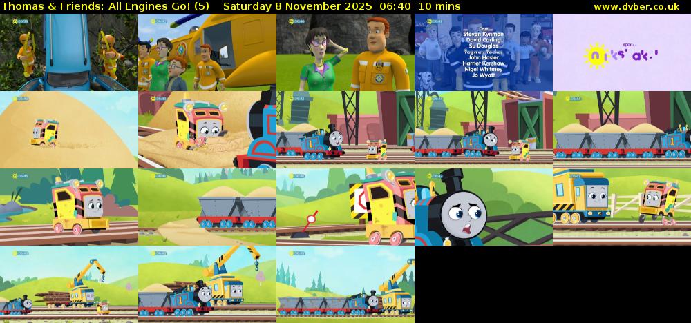 Thomas & Friends: All Engines Go! (5) Saturday 8 November 2025 06:40 - 06:50