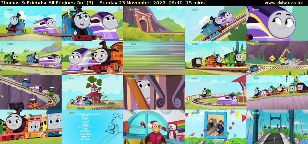 Thomas & Friends: All Engines Go! (5) Sunday 23 November 2025 06:40 - 06:55