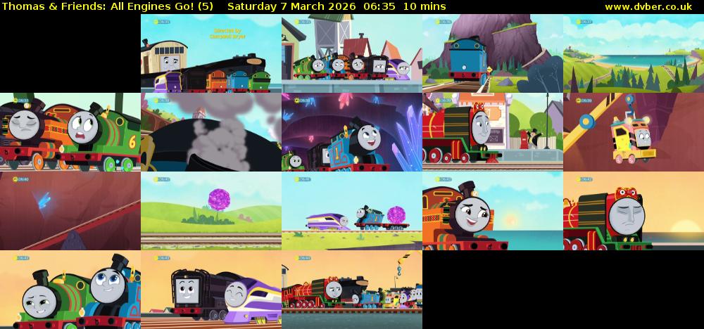 Thomas & Friends: All Engines Go! (5) Saturday 7 March 2026 06:35 - 06:45