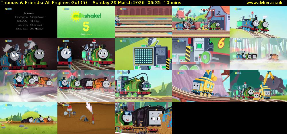 Thomas & Friends: All Engines Go! (5) Sunday 29 March 2026 06:35 - 06:45