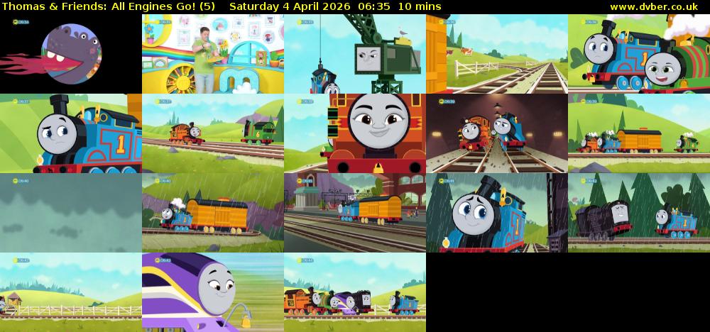 Thomas & Friends: All Engines Go! (5) Saturday 4 April 2026 06:35 - 06:45