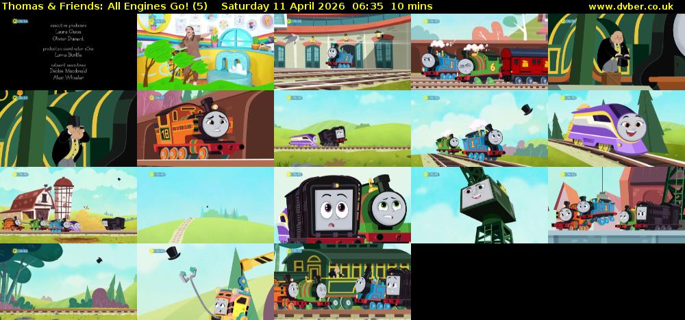 Thomas & Friends: All Engines Go! (5) Saturday 11 April 2026 06:35 - 06:45
