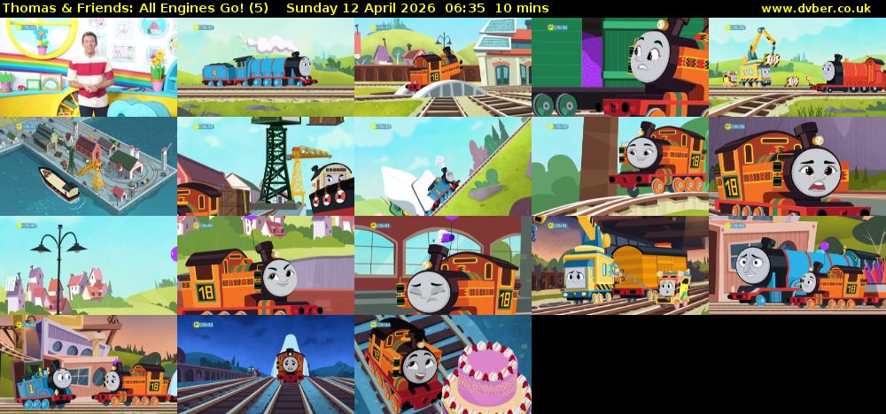 Thomas & Friends: All Engines Go! (5) Sunday 12 April 2026 06:35 - 06:45