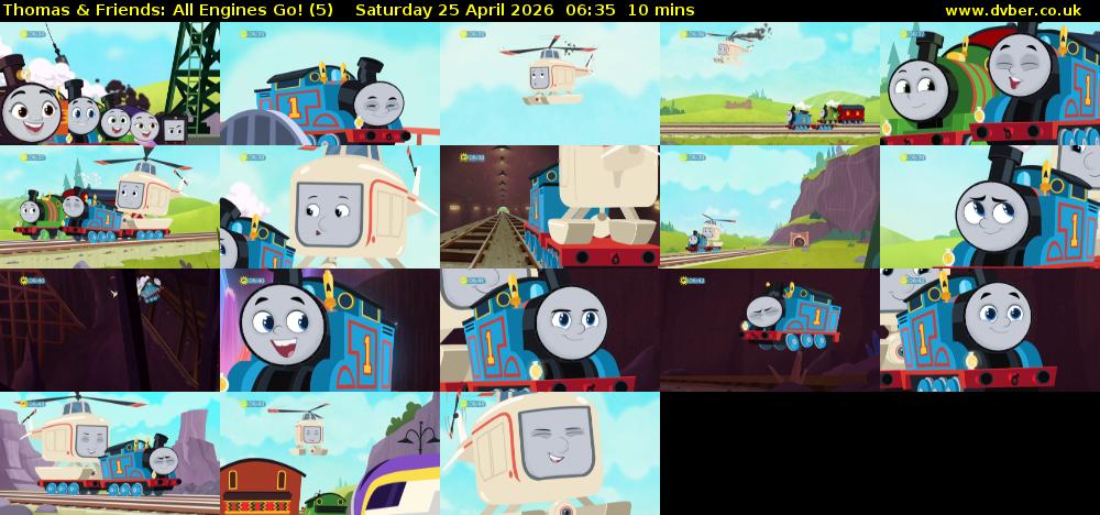 Thomas & Friends: All Engines Go! (5) Saturday 25 April 2026 06:35 - 06:45