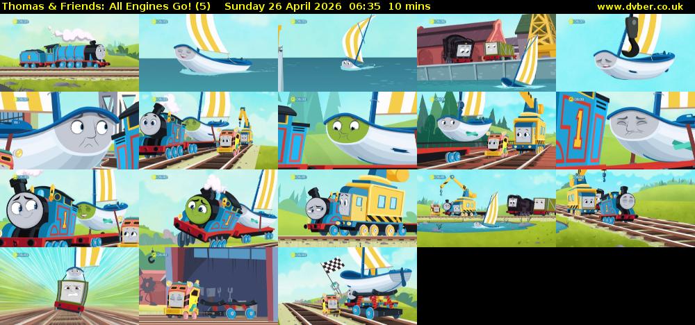 Thomas & Friends: All Engines Go! (5) Sunday 26 April 2026 06:35 - 06:45