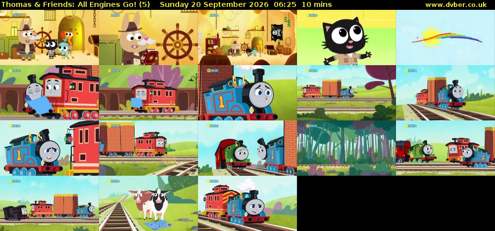 Thomas & Friends: All Engines Go! (5) Sunday 20 September 2026 06:25 - 06:35