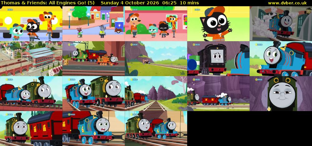 Thomas & Friends: All Engines Go! (5) Sunday 4 October 2026 06:25 - 06:35