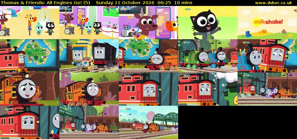 Thomas & Friends: All Engines Go! (5) Sunday 11 October 2026 06:25 - 06:35