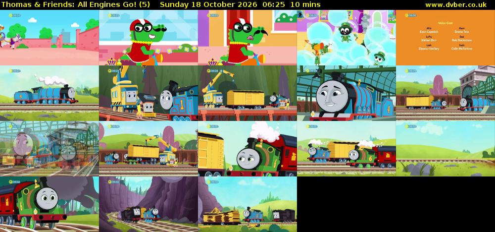 Thomas & Friends: All Engines Go! (5) Sunday 18 October 2026 06:25 - 06:35