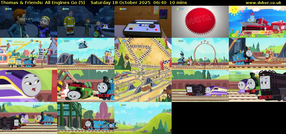 Thomas & Friends: All Engines Go (5) Saturday 18 October 2025 06:40 - 06:50