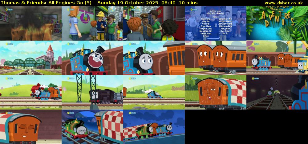 Thomas & Friends: All Engines Go (5) Sunday 19 October 2025 06:40 - 06:50