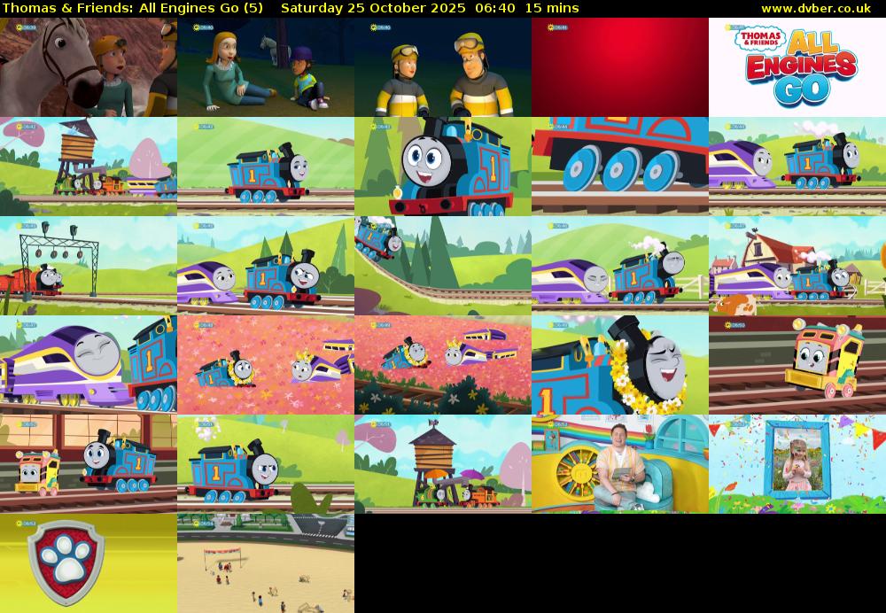 Thomas & Friends: All Engines Go (5) Saturday 25 October 2025 06:40 - 06:55
